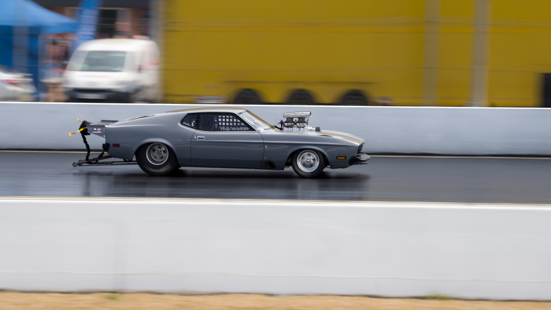 "60 Shades of Grey Drag Racing" stock image