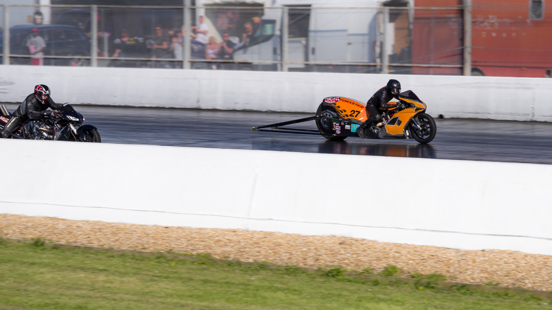 "Super Twin Top Fuel Bike" stock image