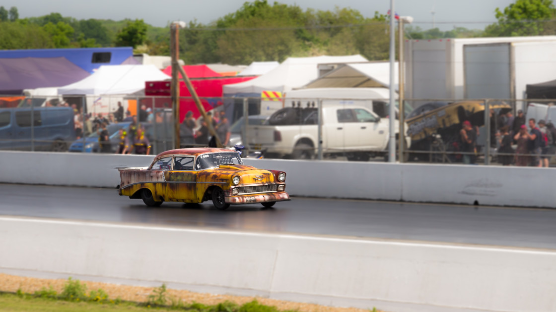 "Ugly Sister Drag Racing" stock image