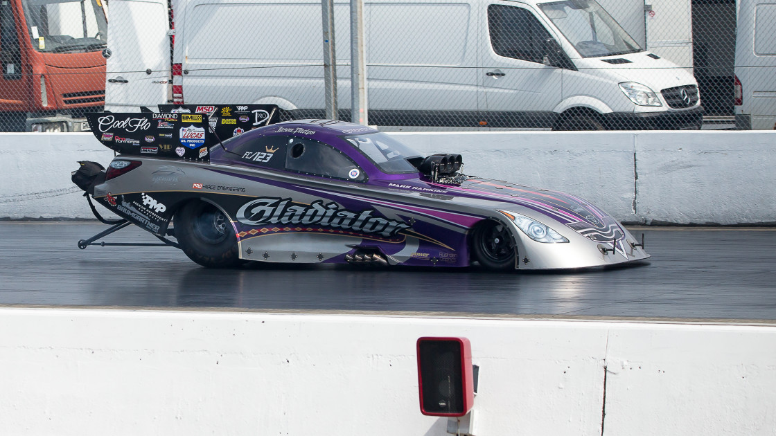 "Gladiator Nitro Funny Car" stock image