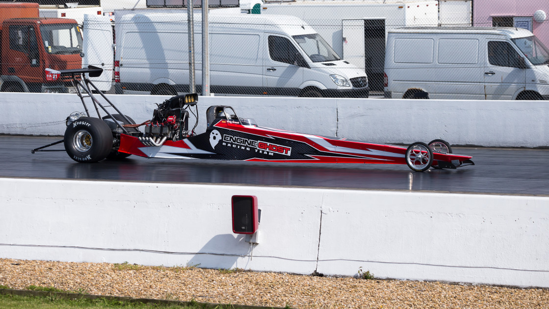 "Top Methanol Dragster" stock image