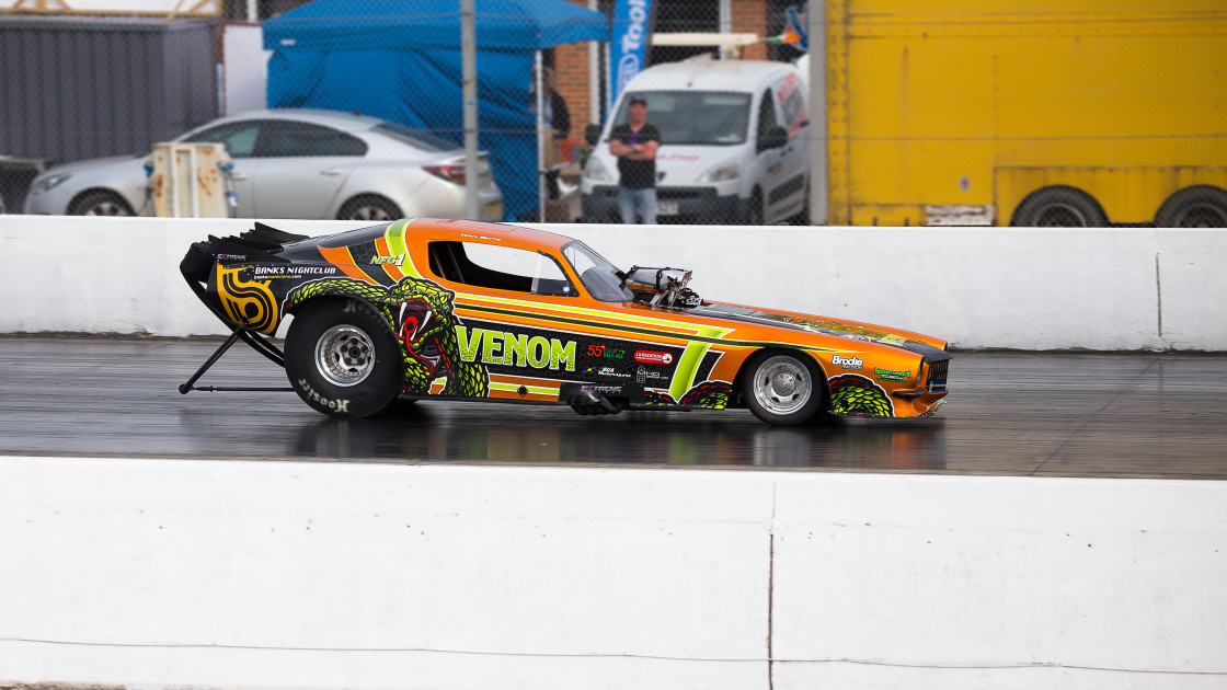 "Venom Nostalgia Funny Car" stock image