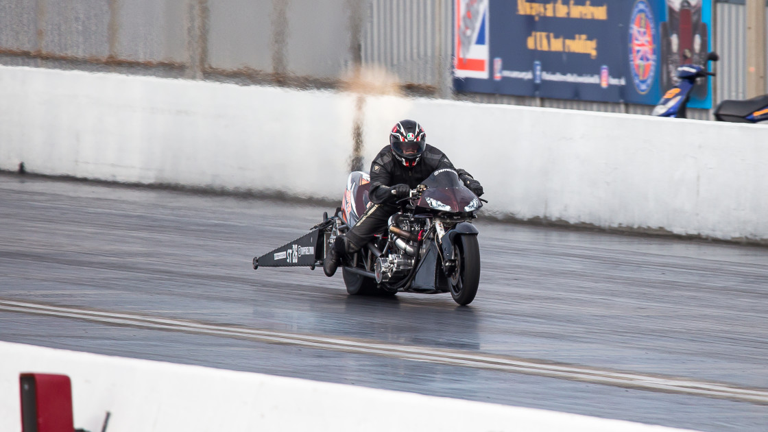 "Super Twin Top Fuel Bike" stock image