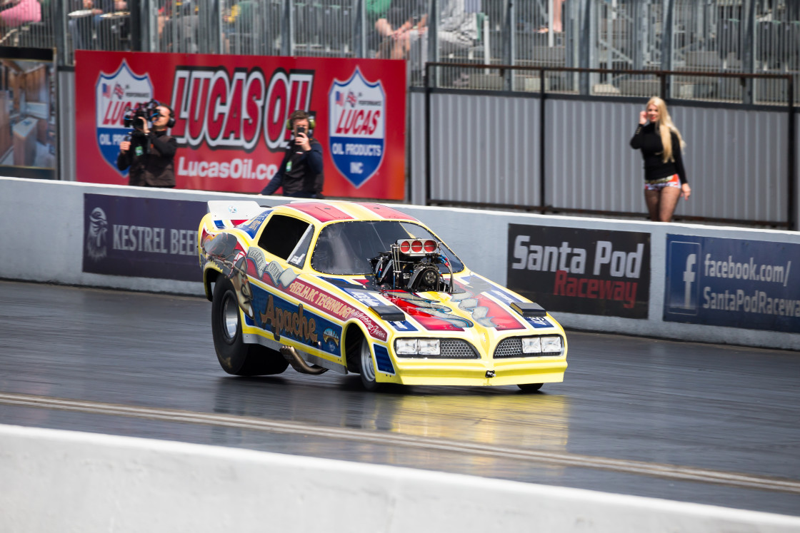 "Nostalgia Funny Car Semi-Final" stock image