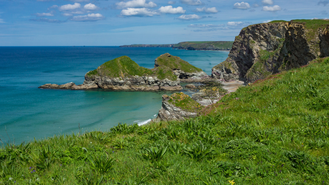 "Fallen Cliffs" stock image