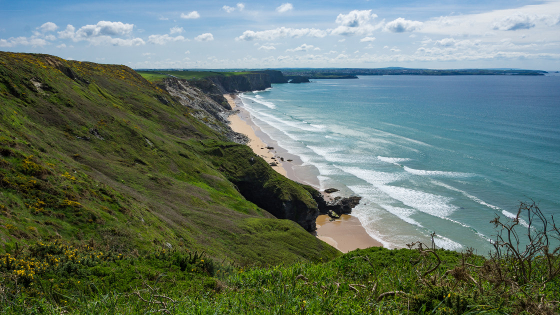 "Miles of Cliffs" stock image