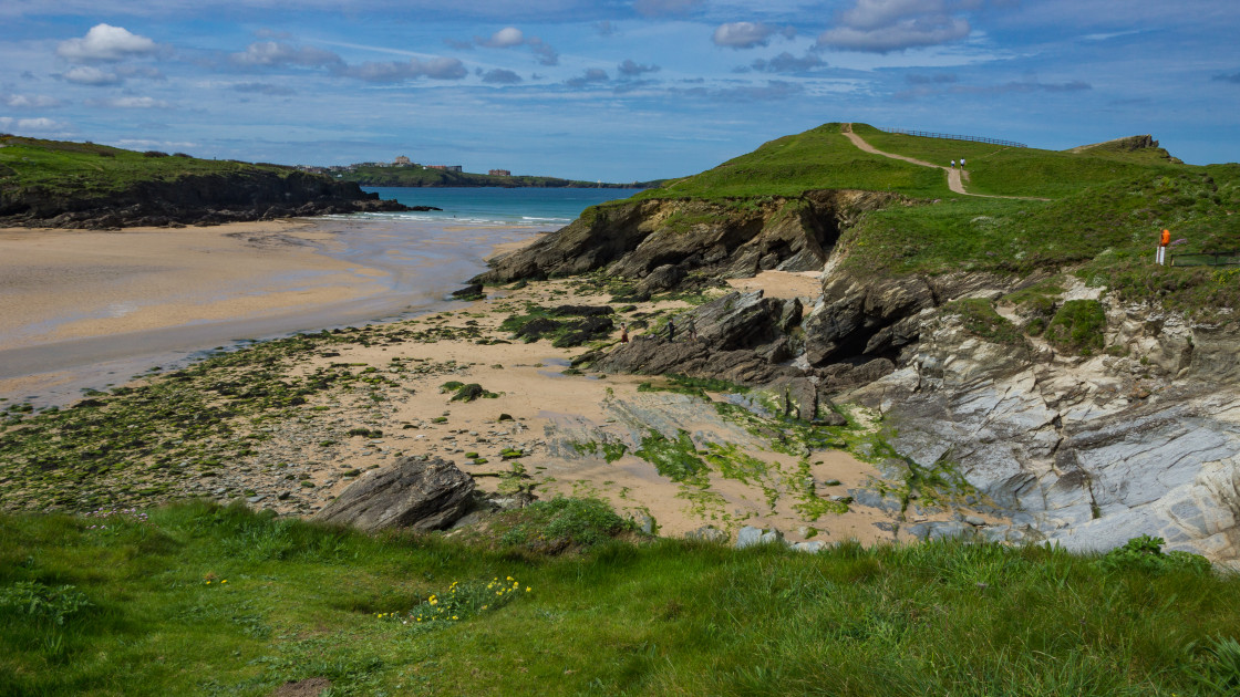 "Porth Rocky Shores" stock image