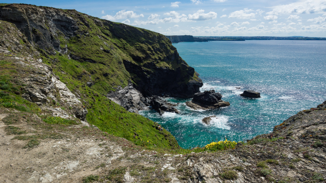 "Rocks Below" stock image