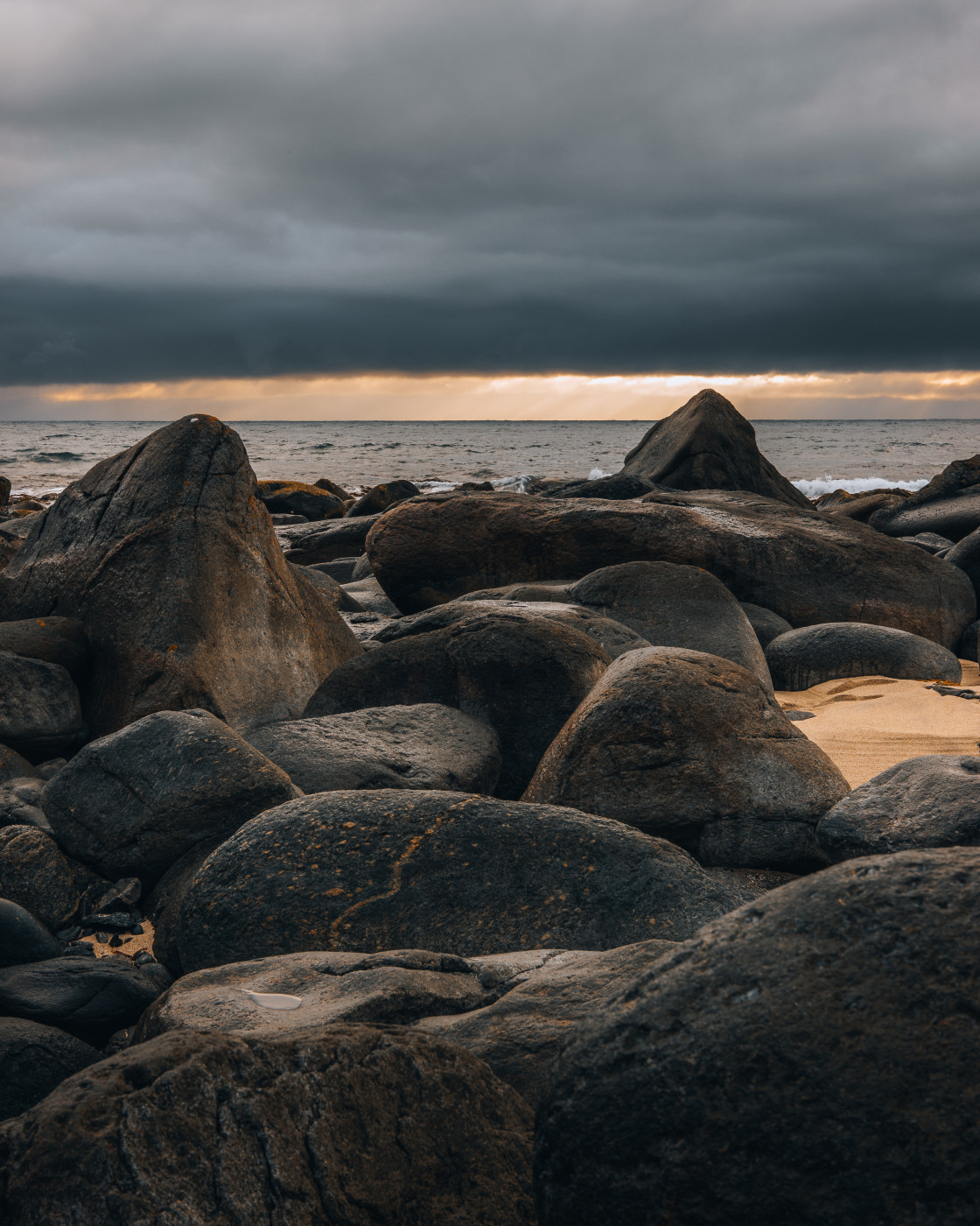 "Midnight sun Lofoten" by Bjørn Tangen - $25.10 "Midnight sun Lofoten" stock image