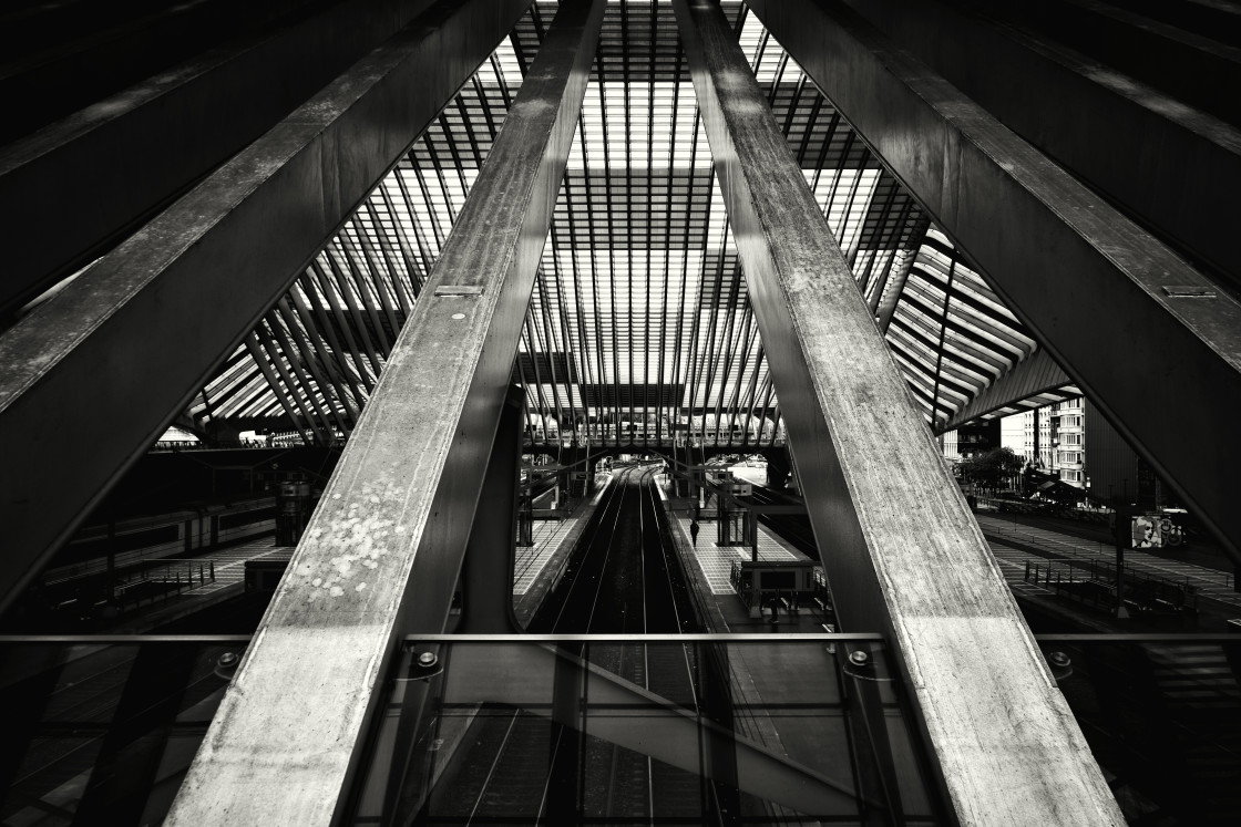 "Calatrava's Train Station" stock image