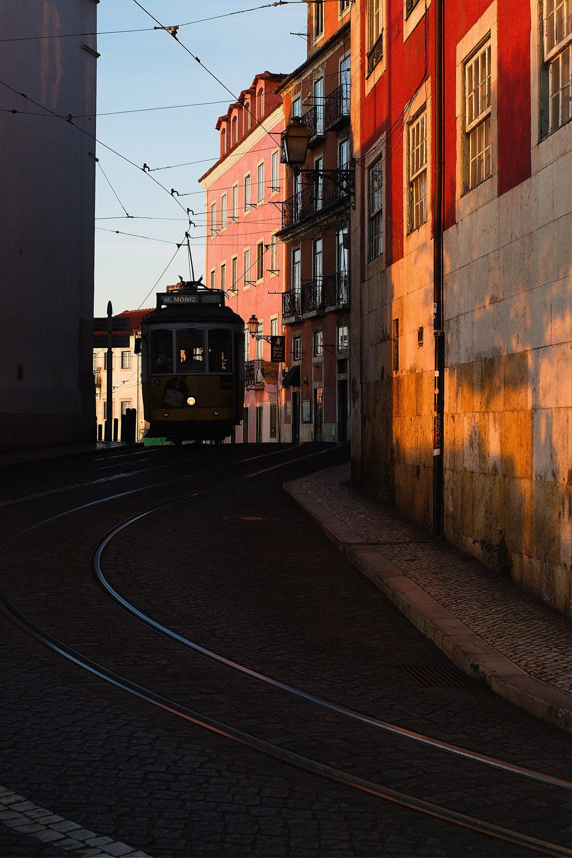 "Lisbon Trams" stock image