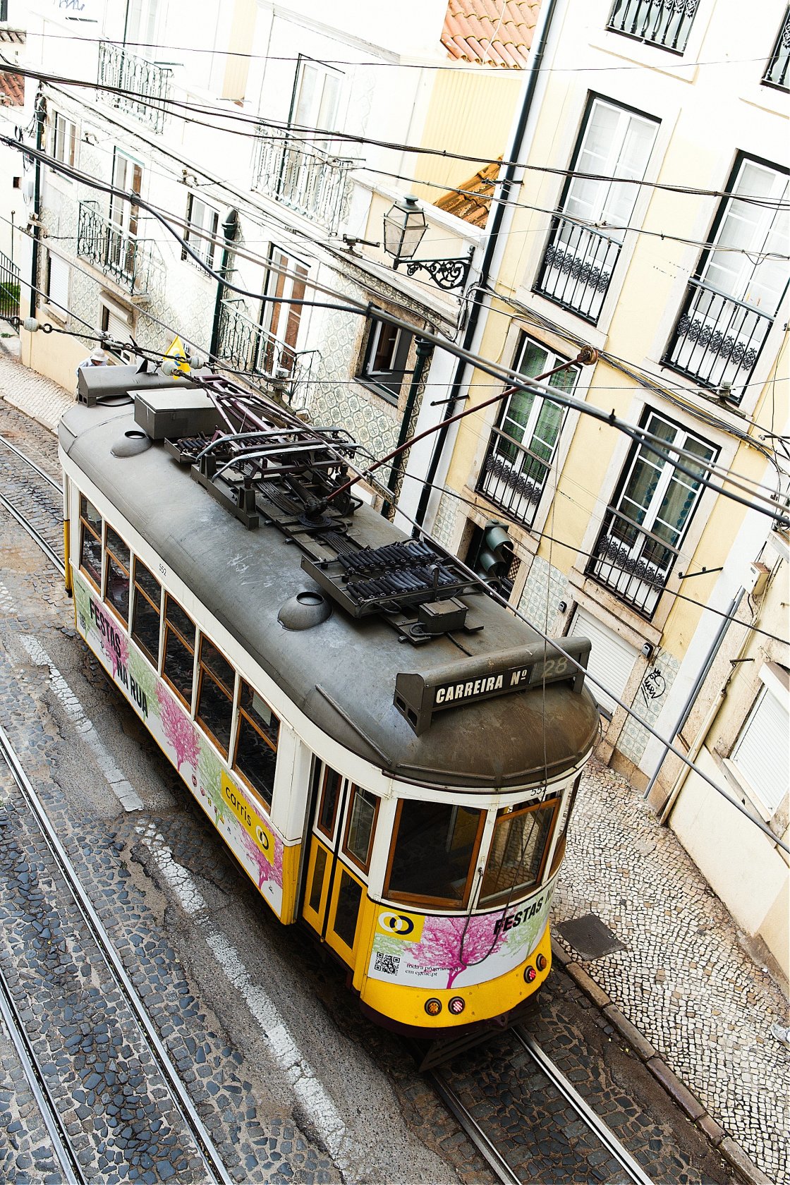 "Trams of Lisbon" stock image