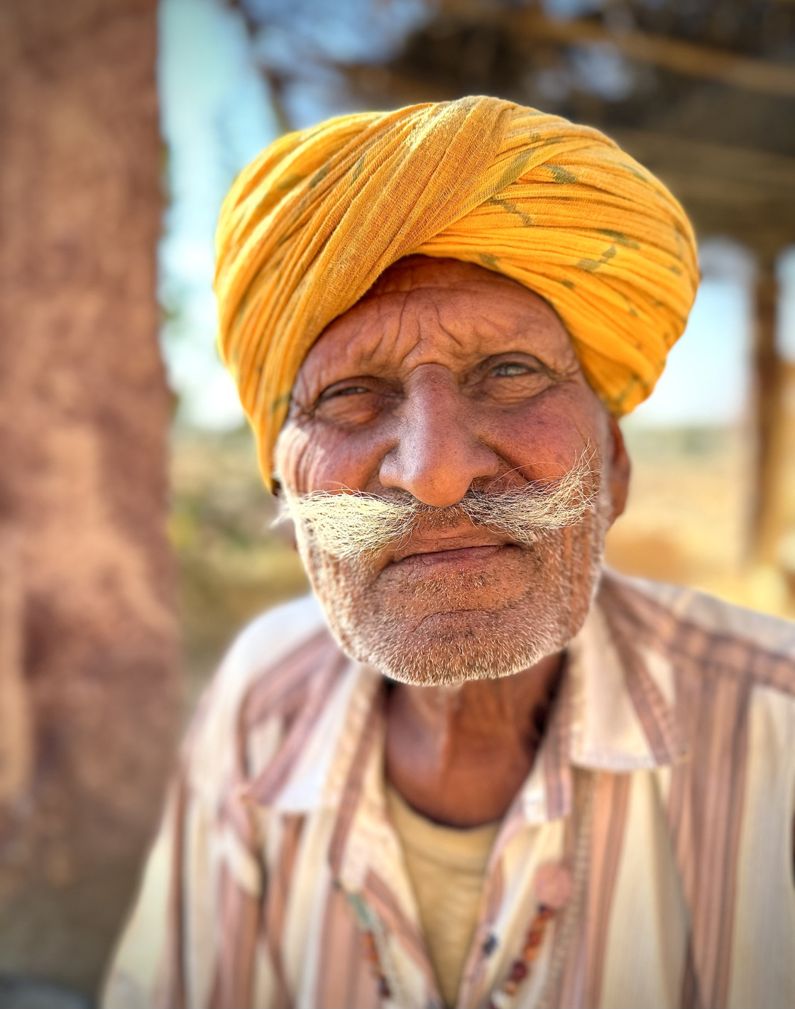 "Portrait of Flute Player, Rajasthan, Indian" stock image