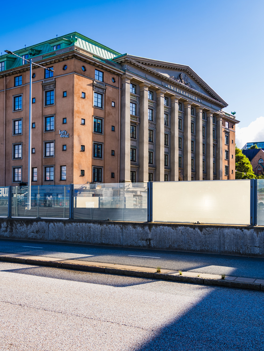 "Gothenburg's Historic Facades Towering Above the Urban Skyline" stock image