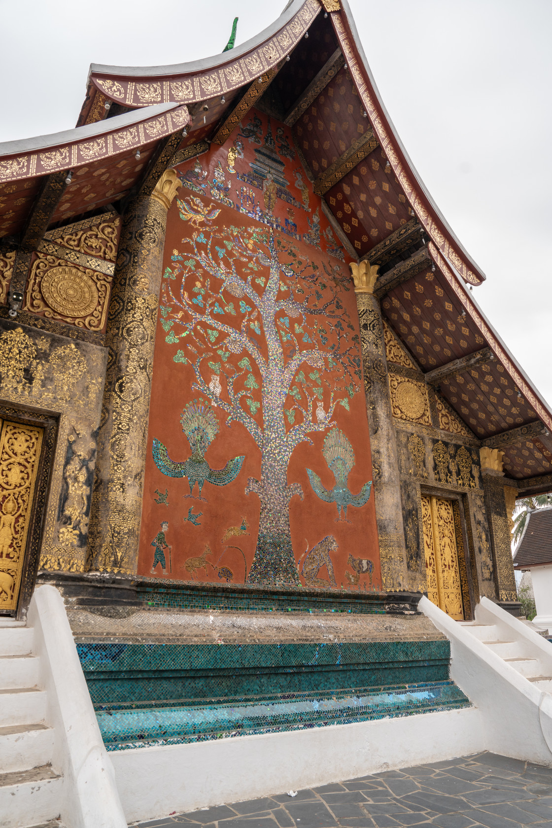 "Wat Xieng Thong of Luang Prabang in Laos Asia" stock image