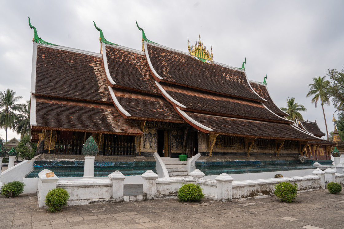 "Wat Xieng Thong of Luang Prabang in Laos Asia" stock image