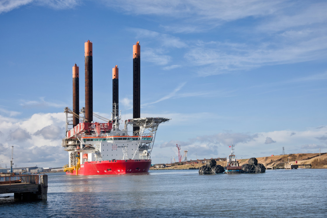 "Busy afternoon on the River Blyth" stock image