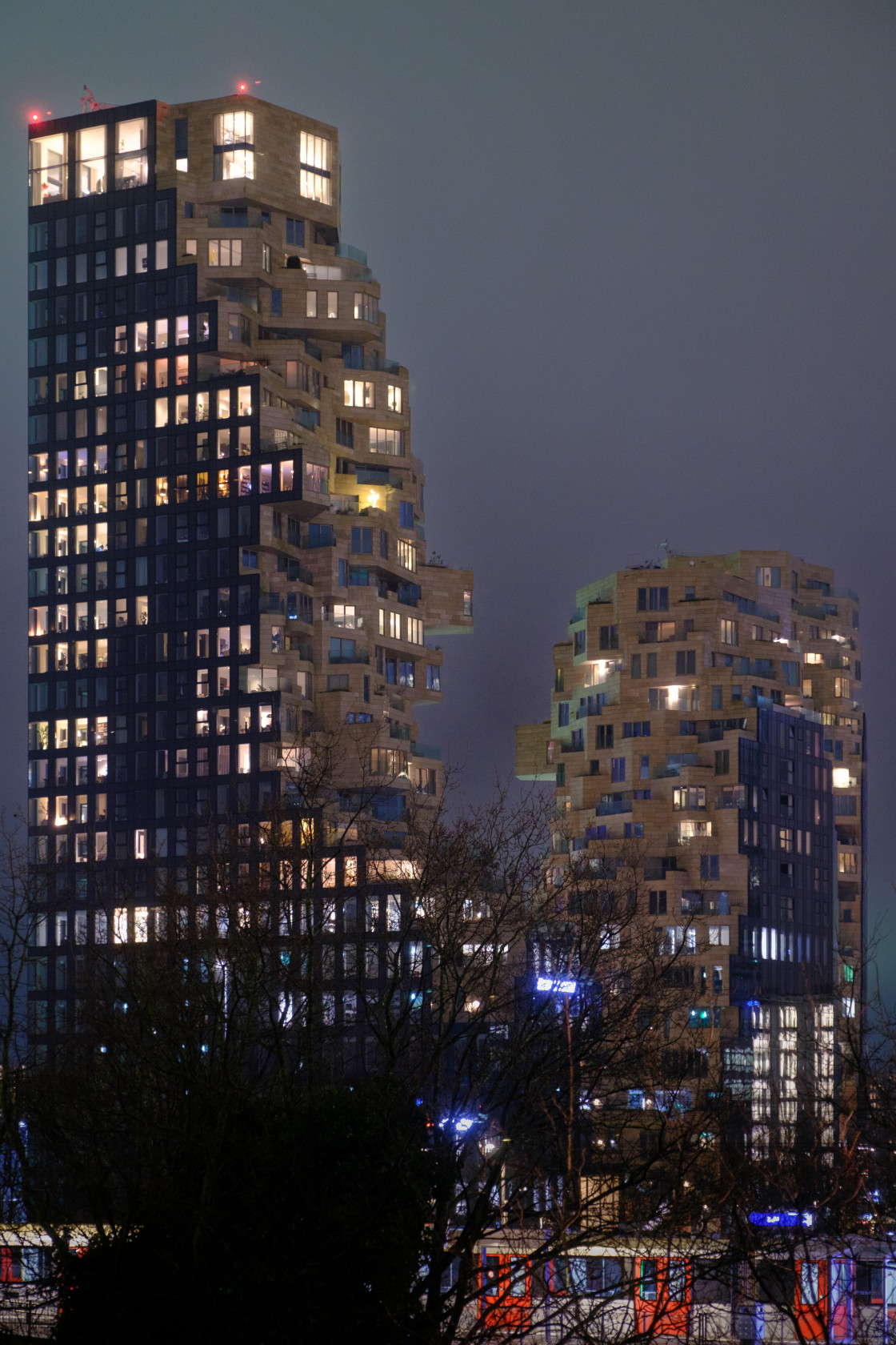 "Valley by Night" stock image