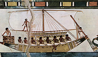 Schiff auf dem Nil