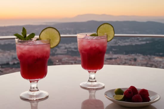 Raspberry mojito