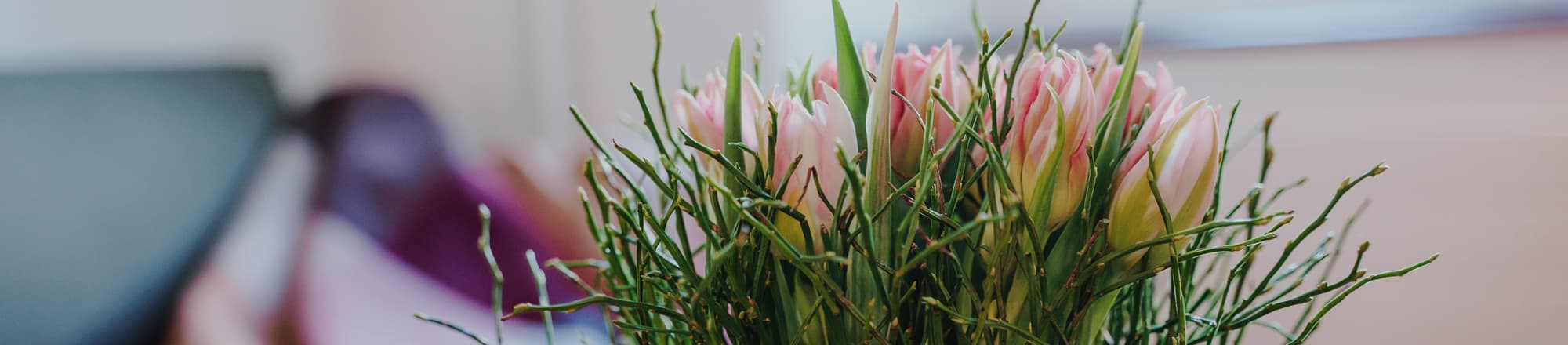 Tulpen - gebraten ein Flop, in der Vase top