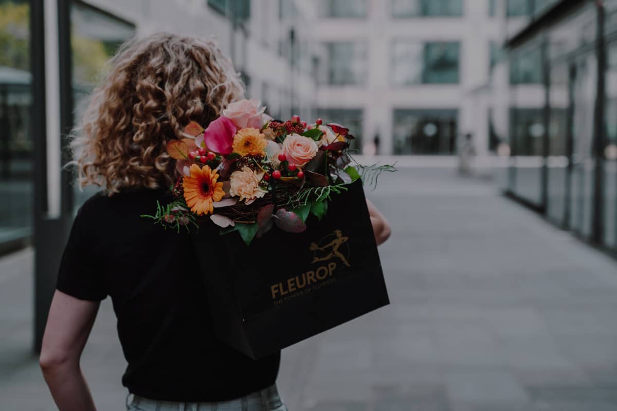 Blumen ins Ausland