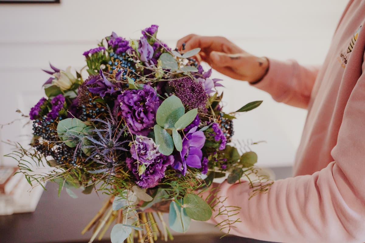 Shades of violet & blue