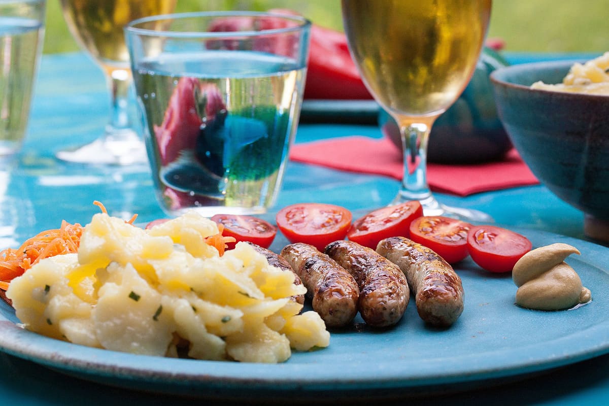 Art von Party und Essen planen