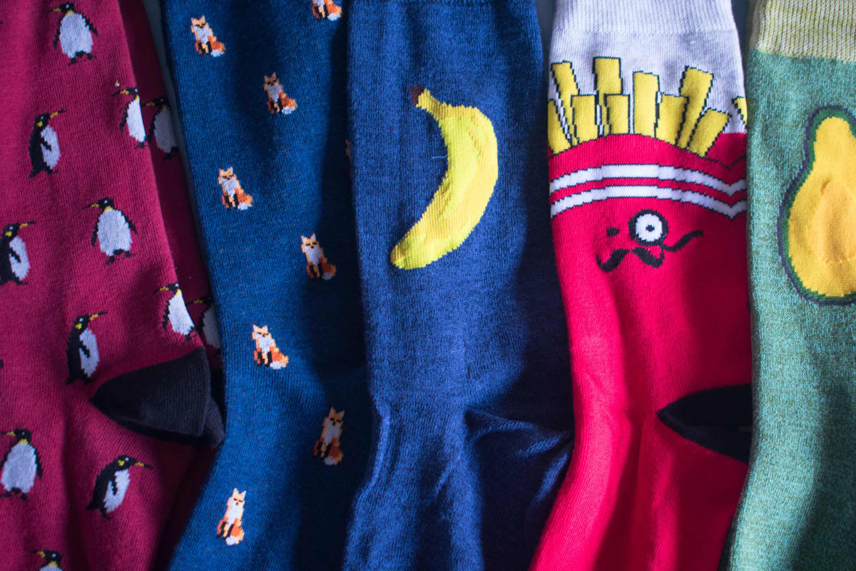 Über Socken und Schachteln....