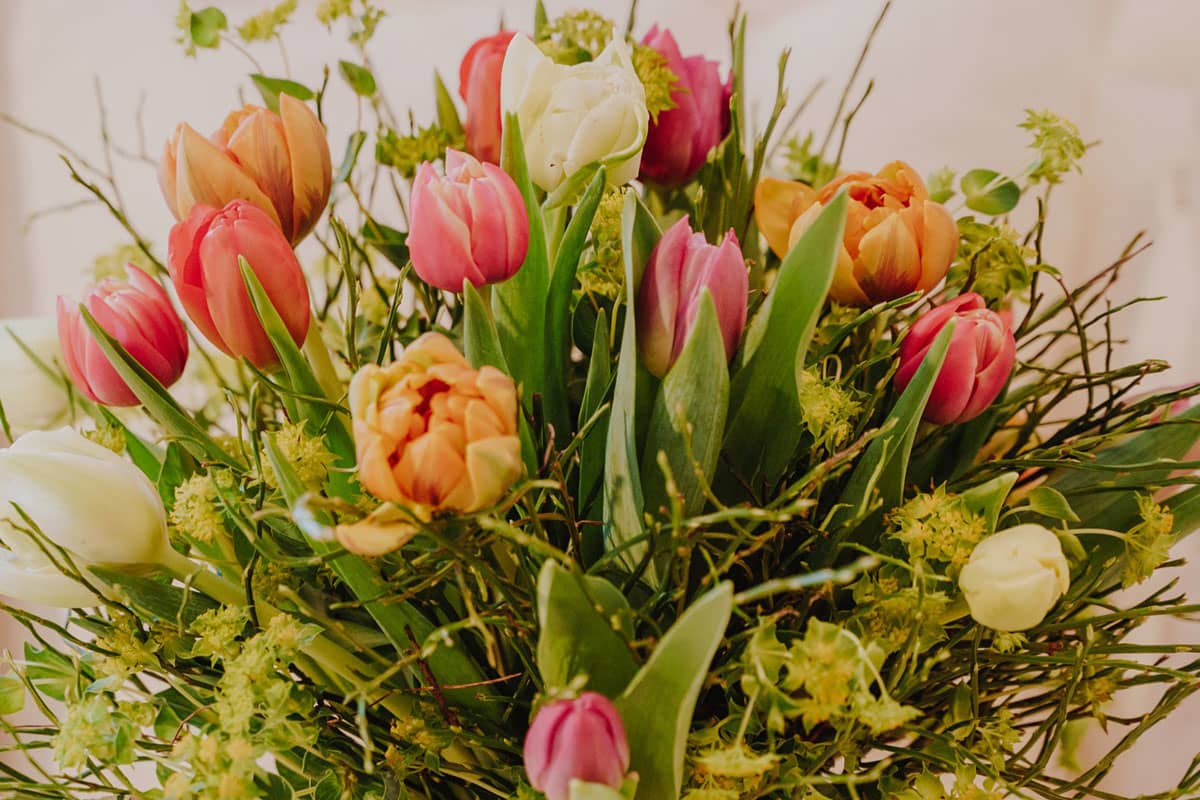 Making spring gifts easy: buy tulips in every color now at Fleurop