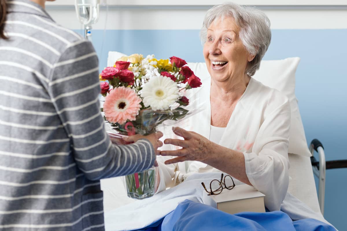 Cheering texts for patients