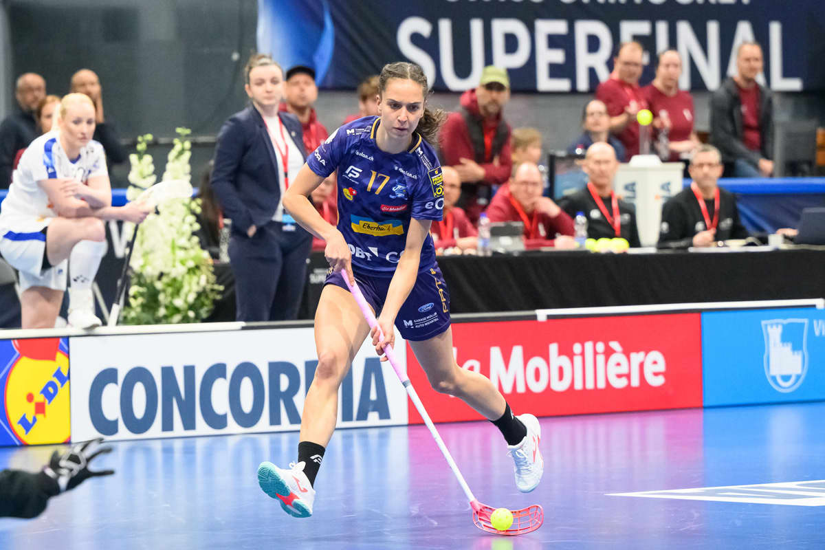 Fleurop am swiss unihockey Superfinal, 25. April 2026 in Fribourg