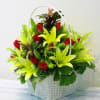 Media 1 - Red and Green Flowers in Basket