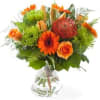 Media 1 - Orange mixed bouquet, excl. vase
