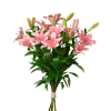 Media 1 - Bouquet gigli rosa