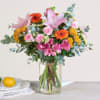 Media 1 - Floral connection - multicolored bouquet with liliums