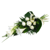 Media 1 - White-green funeral bouquet