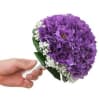 Media 1 - Bridal Purple Lisianthus bouquet