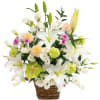 Media 1 - Large sympathy arrangement in white with some pastel colors