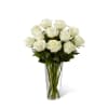 Media 1 - The White Rose Bouquet by FTD VASE INCLUDED