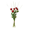 Media 1 - Bouquet of 5 red roses