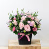 Media 1 - Pink tonings Flowers in Basket