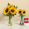 Media 1 - Sunshine - Sunflowers and Lego set