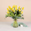 Media 1 - Bouquet of Yellow tulips