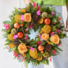 Media 1 - Vibrant and Joyful Festive Wreath.