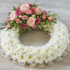 Media 1 - Extra Large Traditional Pink Wreath.