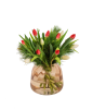 Media 1 - Christmas Tulips with Pine Small 920000