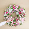 Media 3 - Small premium funeral wreath in shades of pink