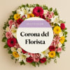 Media 1 - Multicolor Florist Wreath