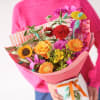 Media 1 - Glowing Colour Trending Bouquet Without Lilies